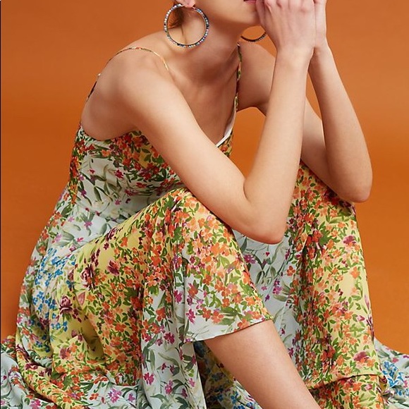 Anthro Gardensong Maxi by Yumi Kim, L, EUC - Picture 2 of 3